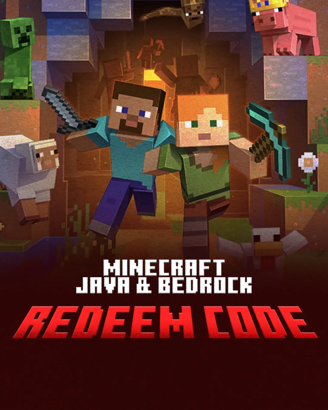 Minecraft Java & Bedrock — Redeem Code